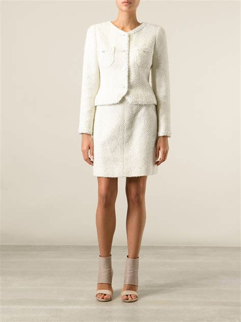 the chanel tweed suit|chanel tweed suit women.